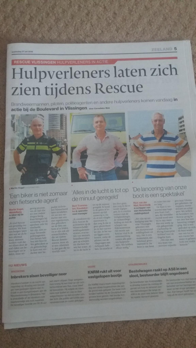 Rescue Vlissingen 2016